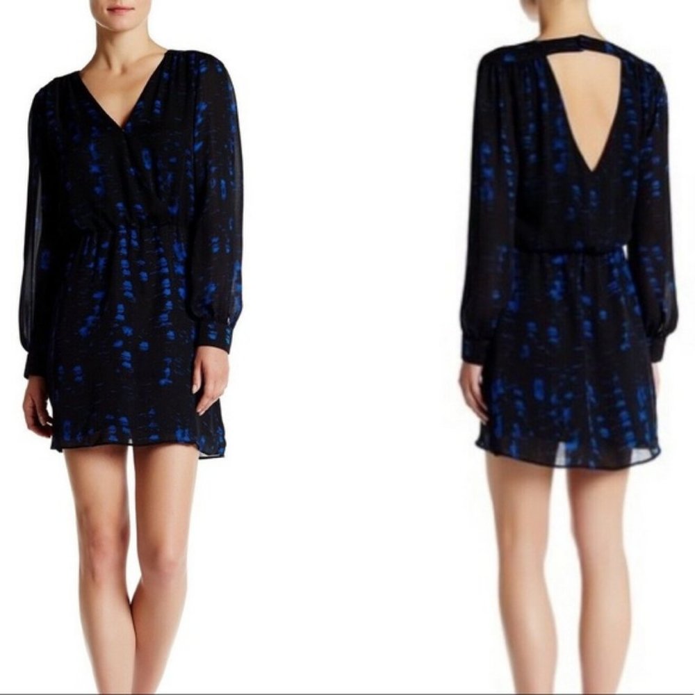 Parker Lila Silk Wrap Dress in Gammaplsma XS